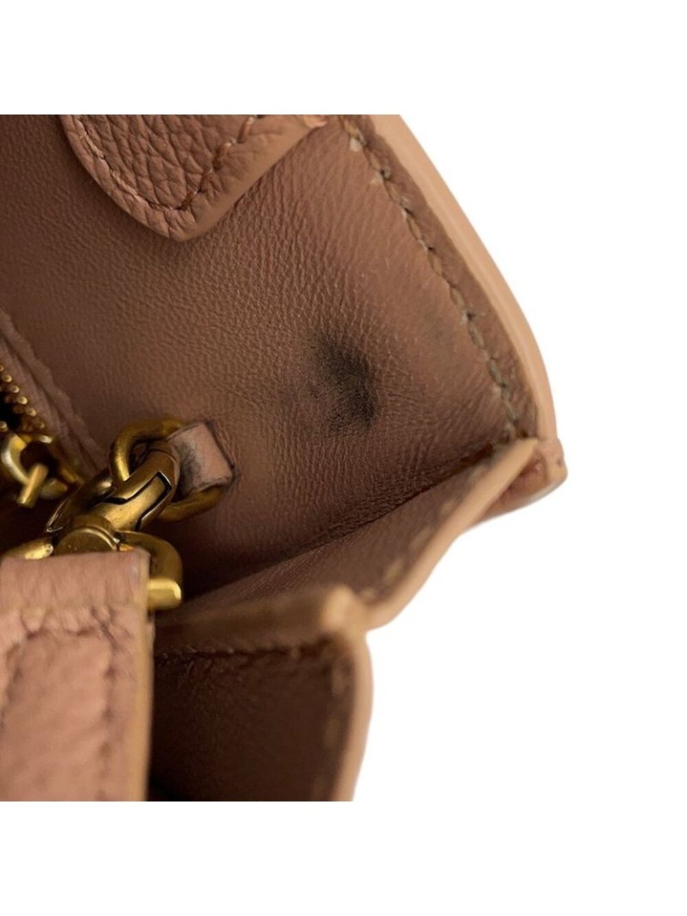 ★SOLD★ Balenciaga Our Glass Leather 2-Way Shoulder Bag Pink Beige - Picture 9 of 10